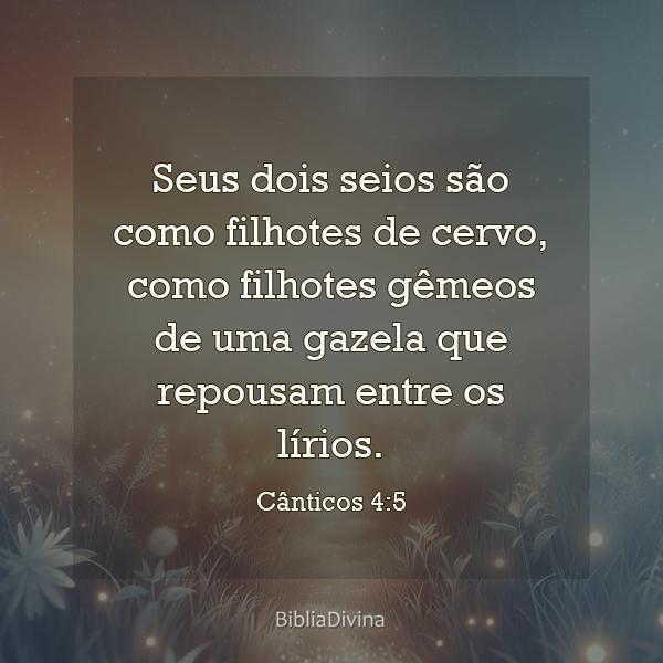 Cânticos 4:5