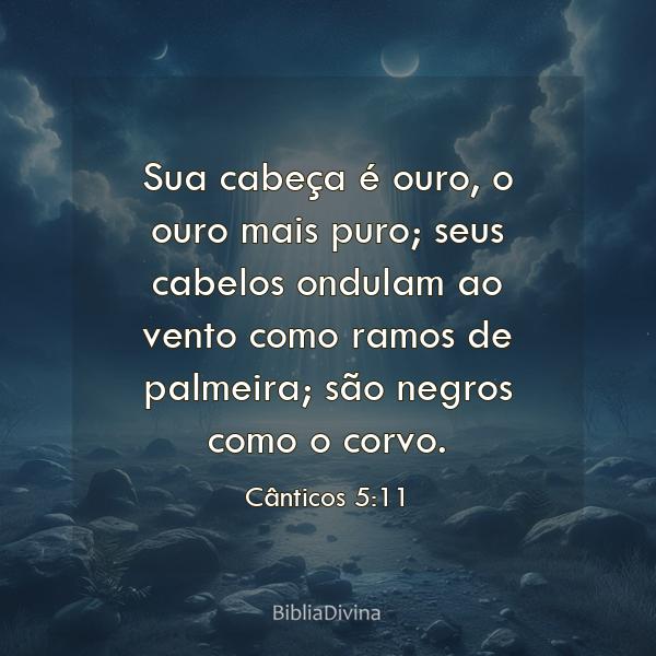 Cânticos 5:11