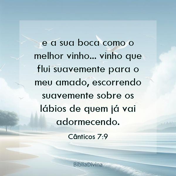 Cânticos 7:9