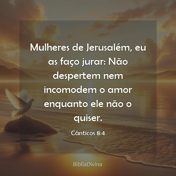 Cânticos 8:4