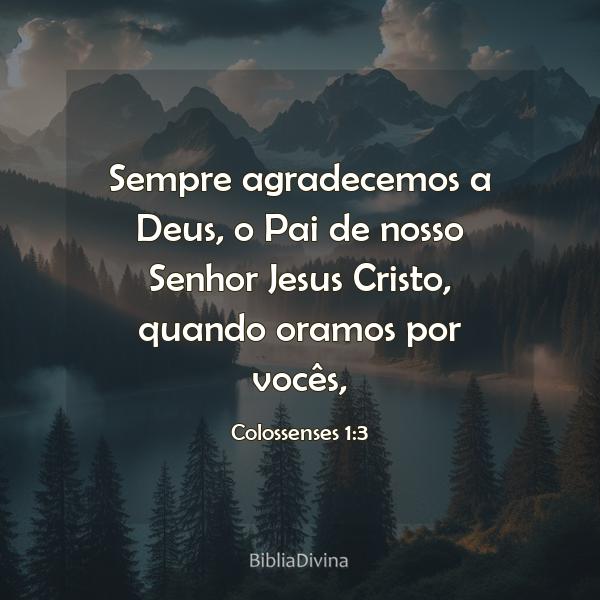 Colossenses 1:3