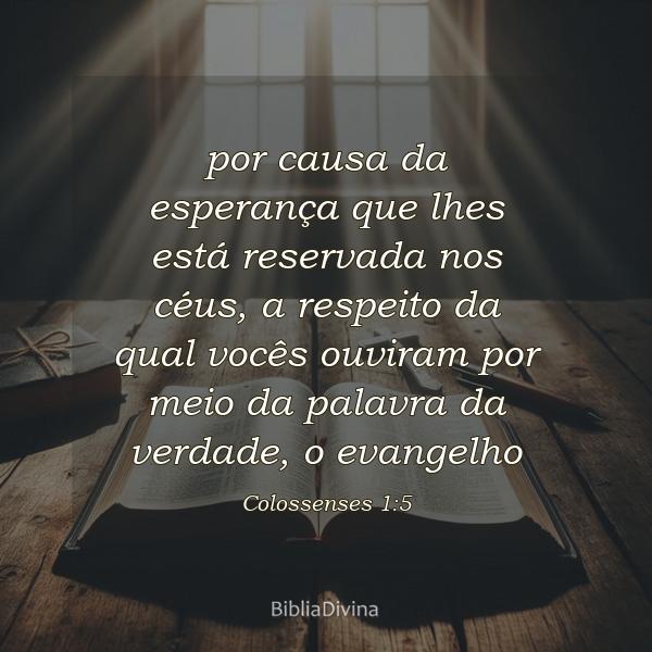 Colossenses 1:5