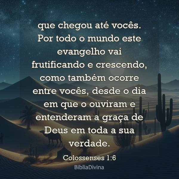 Colossenses 1:6