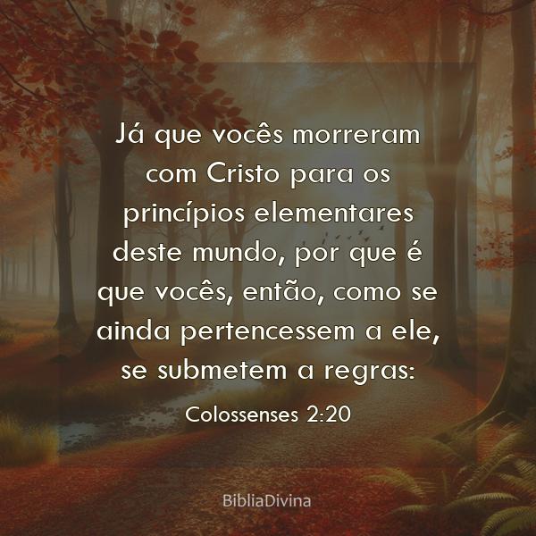 Colossenses 2:20