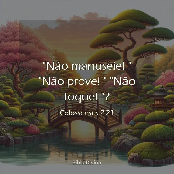 Colossenses 2:21