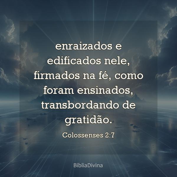 Colossenses 2:7