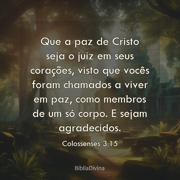 Colossenses 3:15