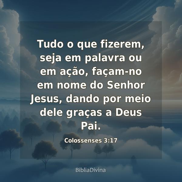 Colossenses 3:17