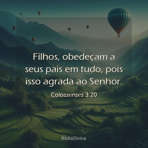 Colossenses 3:20