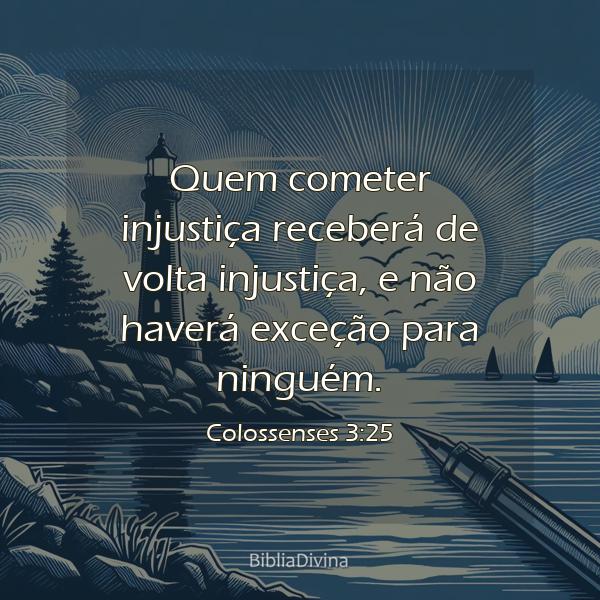 Colossenses 3:25