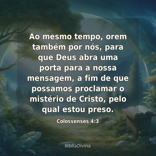 Colossenses 4:3