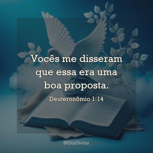 Deuteronômio 1:14