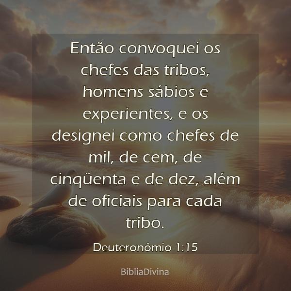 Deuteronômio 1:15