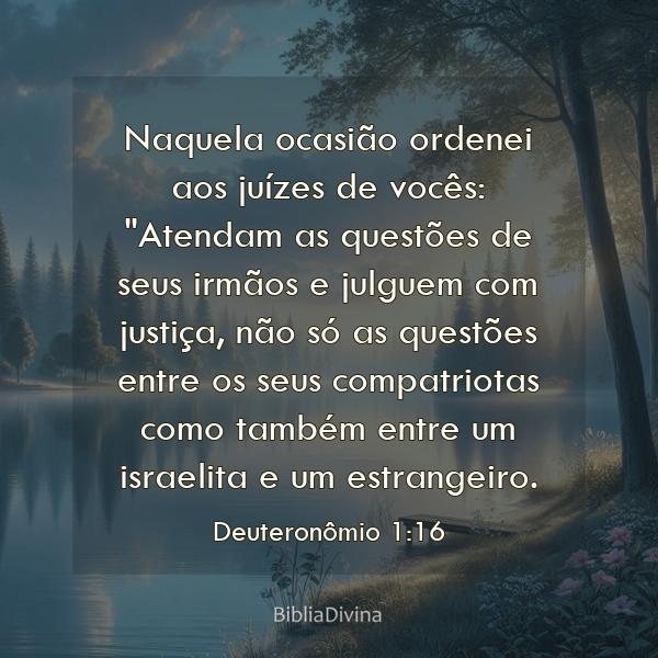 Deuteronômio 1:16