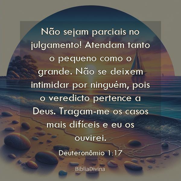 Deuteronômio 1:17