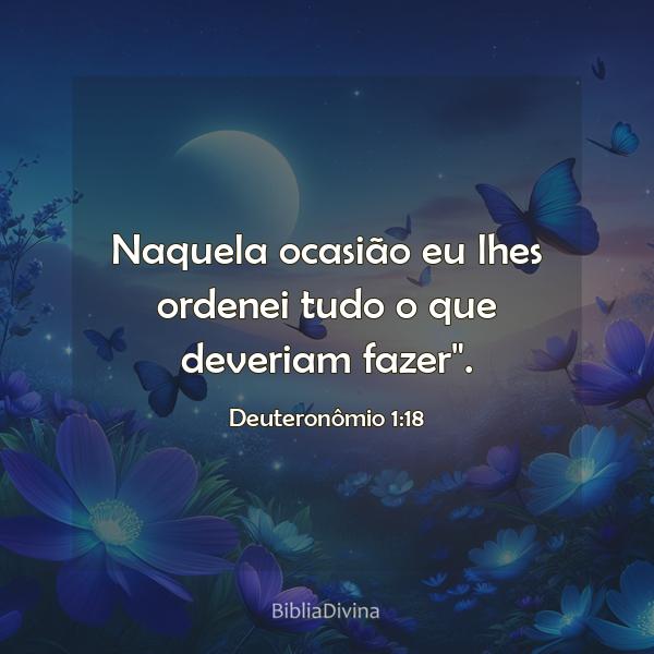 Deuteronômio 1:18