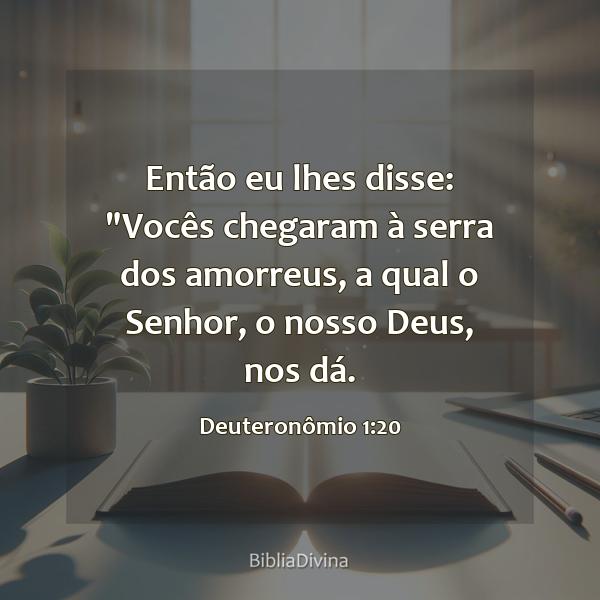 Deuteronômio 1:20