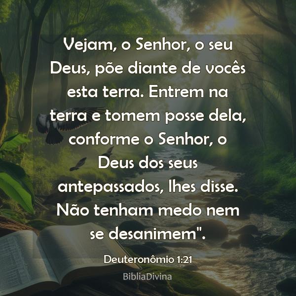 Deuteronômio 1:21