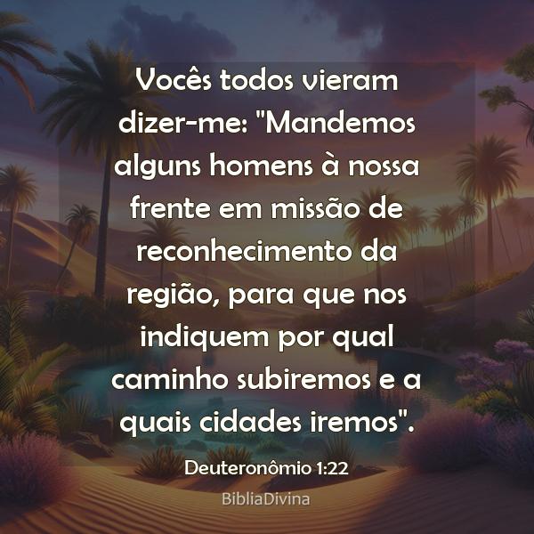 Deuteronômio 1:22