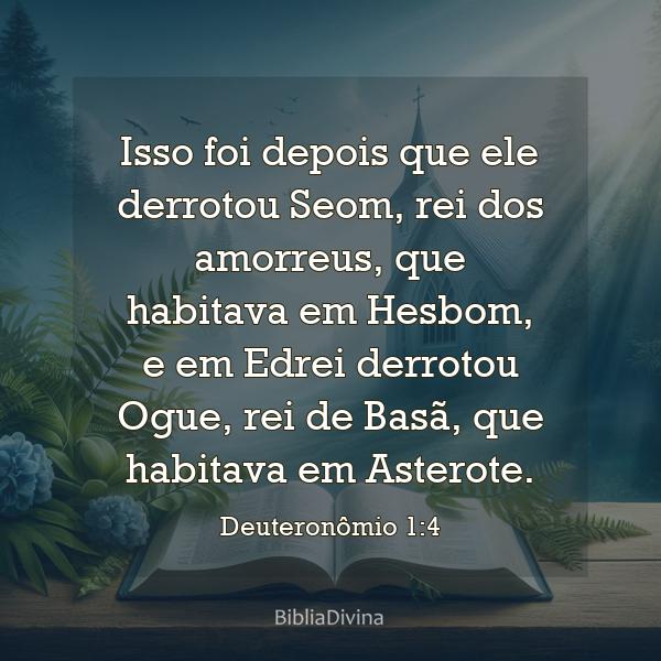 Deuteronômio 1:4