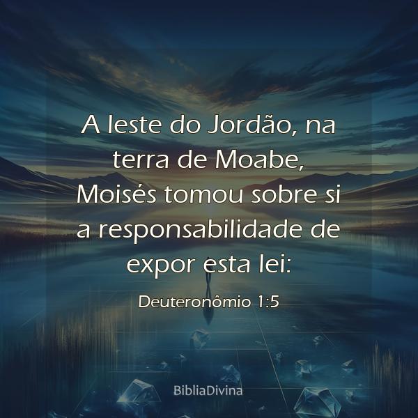 Deuteronômio 1:5