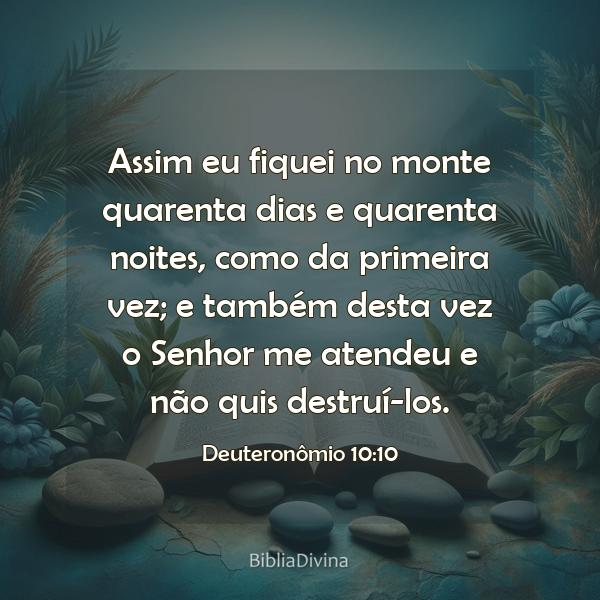 Deuteronômio 10:10