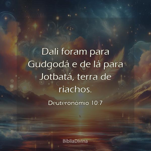 Deuteronômio 10:7