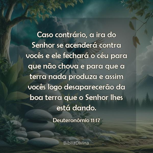 Deuteronômio 11:17