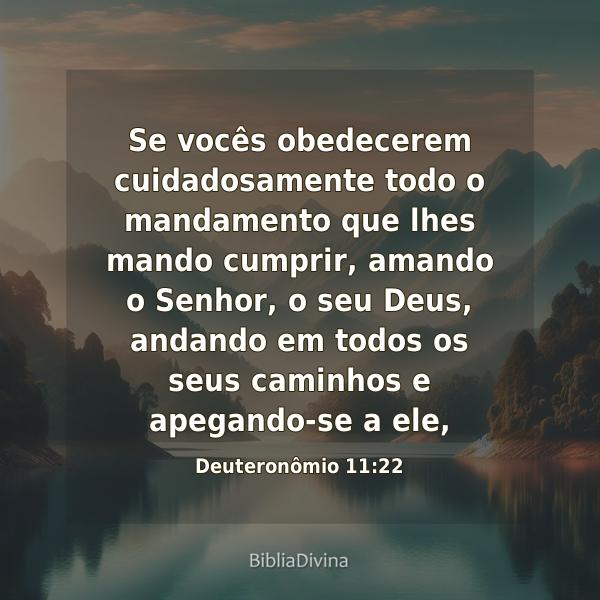 Deuteronômio 11:22