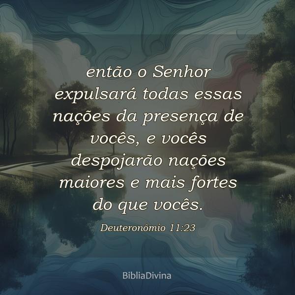 Deuteronômio 11:23