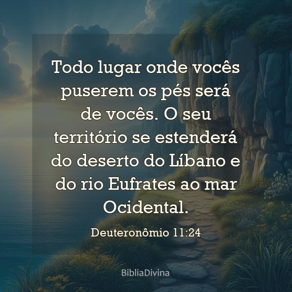 Deuteronômio 11:24