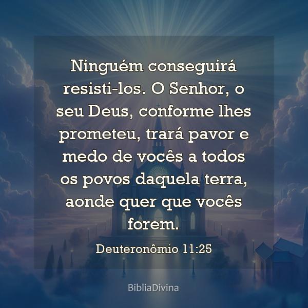 Deuteronômio 11:25