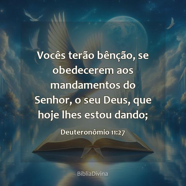 Deuteronômio 11:27