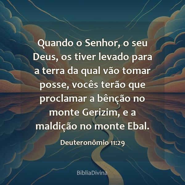 Deuteronômio 11:29