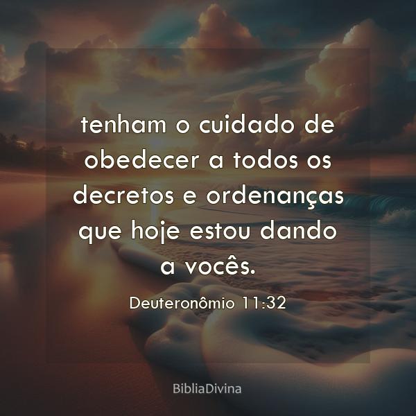 Deuteronômio 11:32