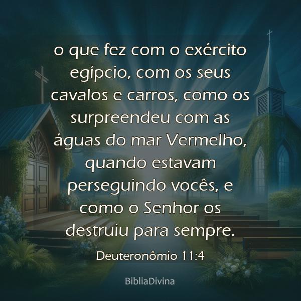 Deuteronômio 11:4