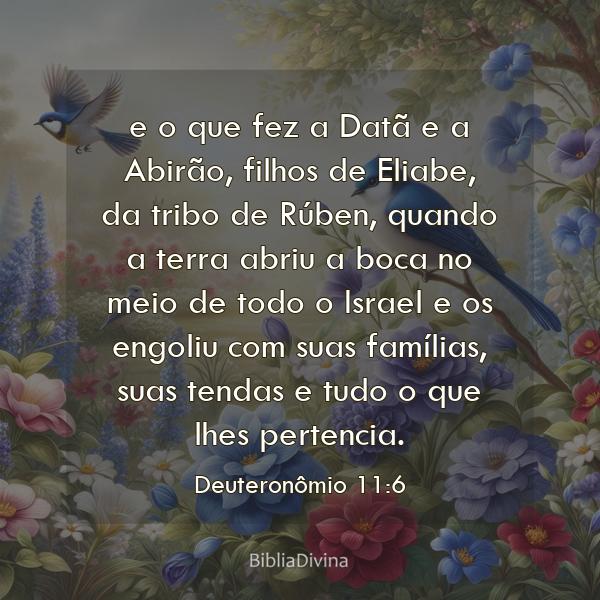 Deuteronômio 11:6