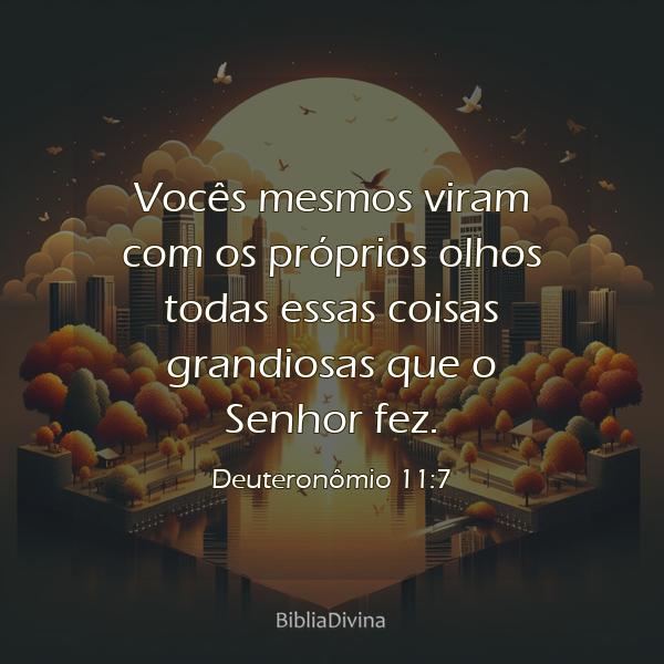 Deuteronômio 11:7