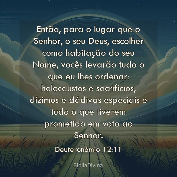 Deuteronômio 12:11