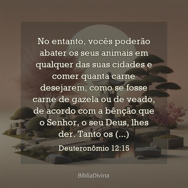 Deuteronômio 12:15