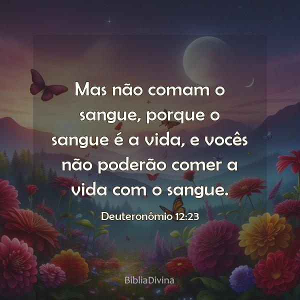 Deuteronômio 12:23