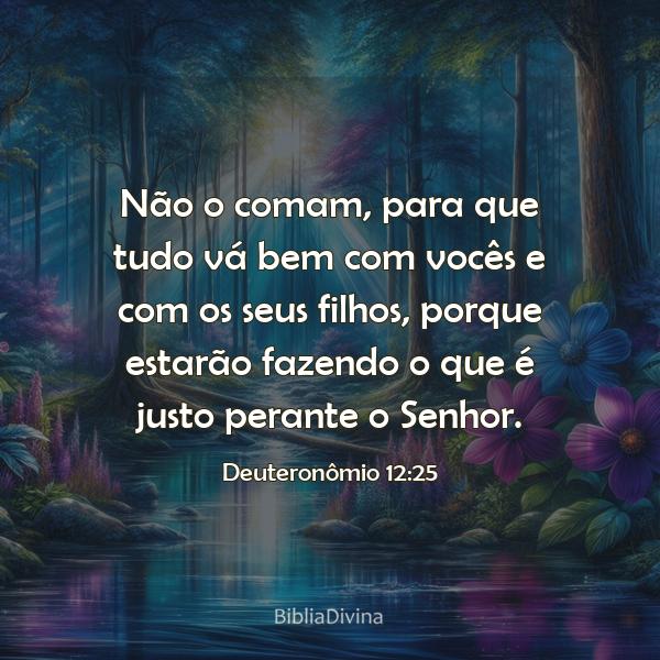 Deuteronômio 12:25