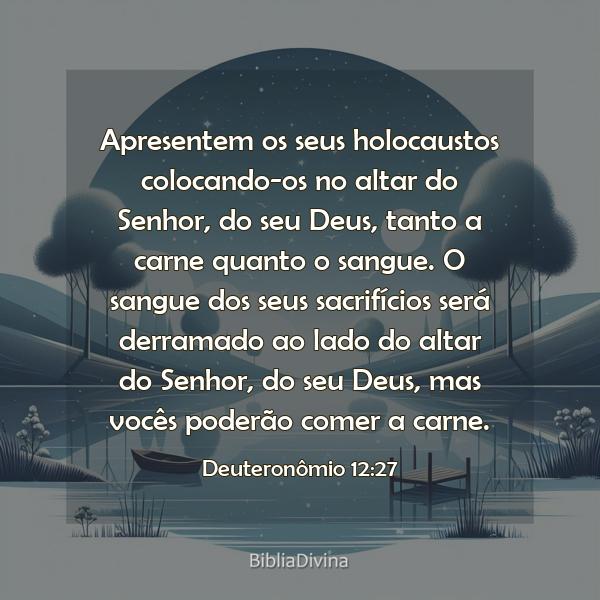 Deuteronômio 12:27