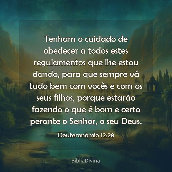 Deuteronômio 12:28