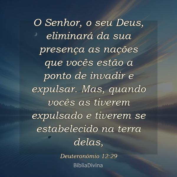 Deuteronômio 12:29