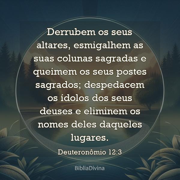 Deuteronômio 12:3