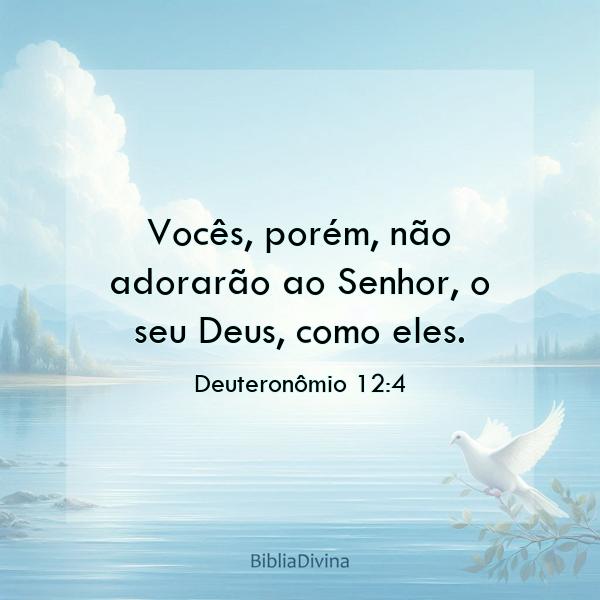 Deuteronômio 12:4