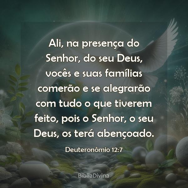 Deuteronômio 12:7