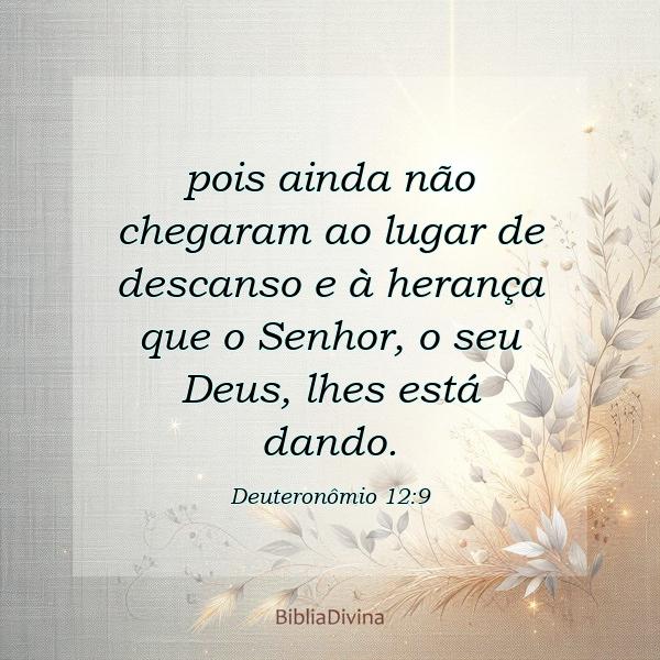 Deuteronômio 12:9