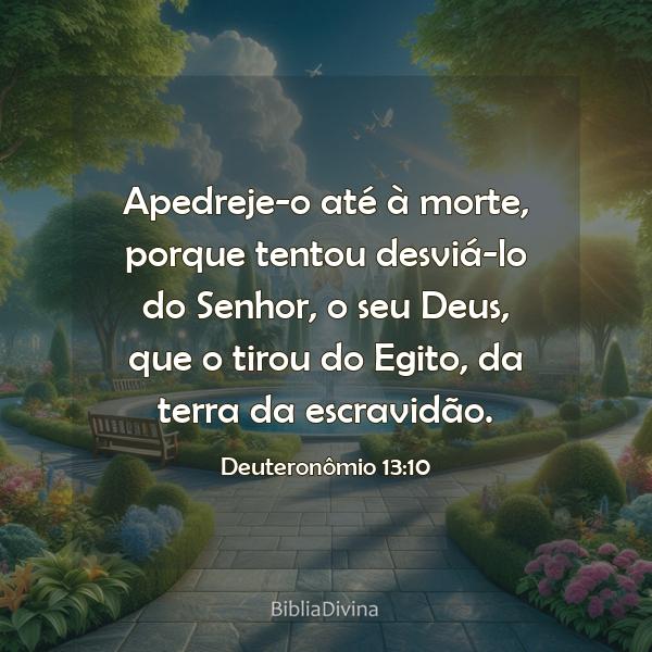 Deuteronômio 13:10